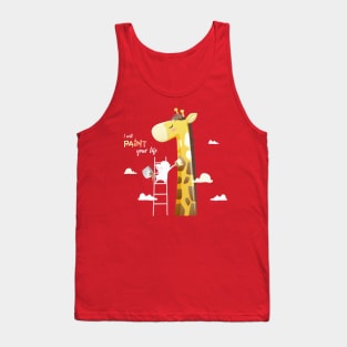 I will paint your life giraffe Tank Top